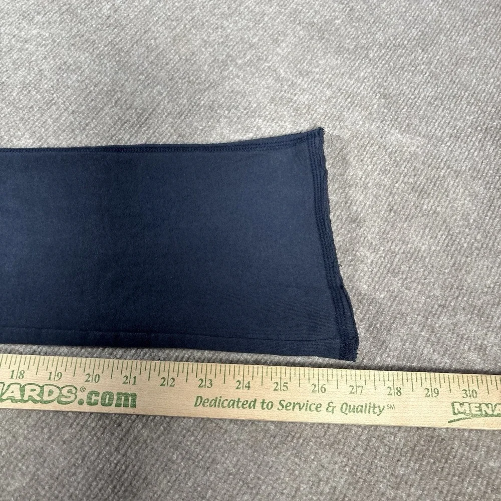 Abercrombie‎ Kids Sweatpants Youth Small Flared Navy Blue Fleece Embroidered Y2K